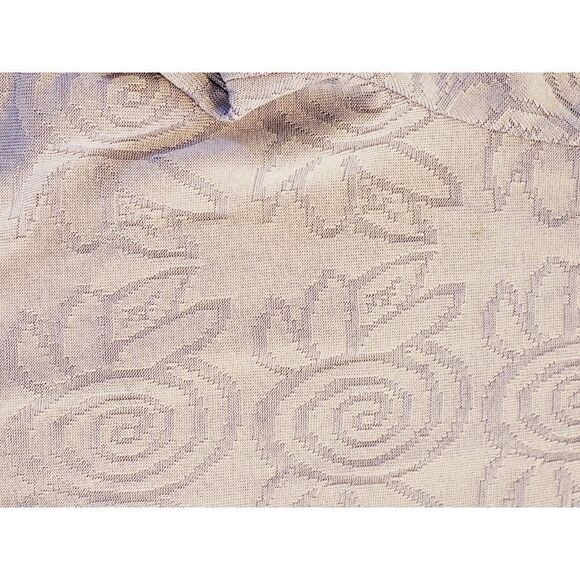 Exclusively Misook XL Cardigan Zip Up Lavender Contrast Sweater Vtg 3/4 Slv - Picture 6 of 8